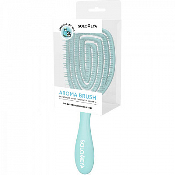 Solomeya Wet Detangler Brush Oval Jasmine MZ0011